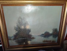 Antikes Ölgemälde auf Holz