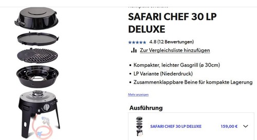 Cadac safari chef deluxe - cadac, lp