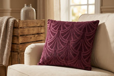 Kissen Blush Bordeaux Rot