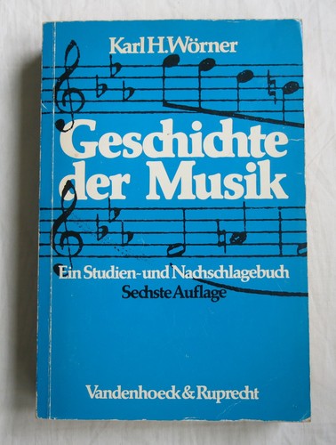 Wörner geschichte der - wörner, musik