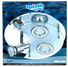 Briloner Splash Warmweiß Badezimmer Deckenleuchte 3 LED Spots NEU R1025