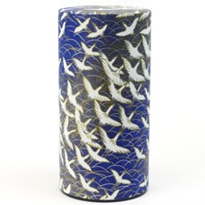 Teedose Kraniche 200 g, blau