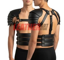 Herren Leder Gladiator Harness