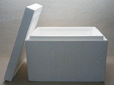 Styroporbox  groß 33L  6cm Wand! Thermobox Kühlen Wärmen Transportbox Schützen