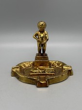 Vintage Brass Ashtray Manneken