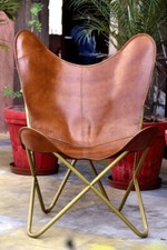 Vintage Schmetterling Leder