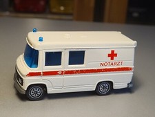 Siku #1911 Mercedes Benz 406 D Rettungswagen Unfall-Rettung Notarzt oh.OVP KMA82