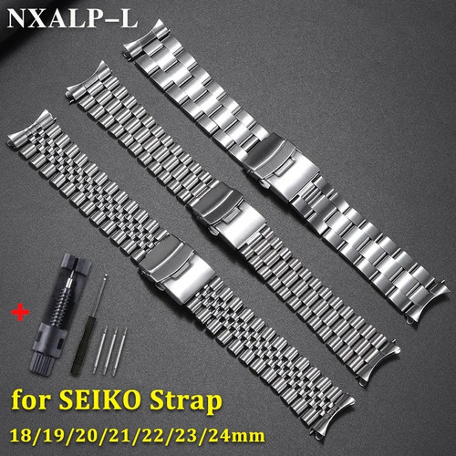 Uhrband seiko edelstahl - uhrband, massiv