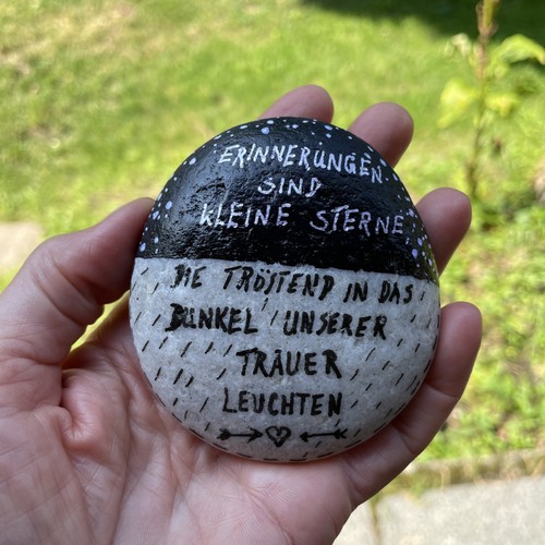 Handbemalter stein geschenk - stein,,