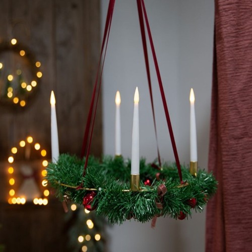 Adventskranz zum hängen mit - , 4