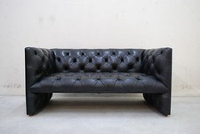 WITTMANN modell EDWARDS LEDERSOFA EDWARD B. TUTTLE CHESTERFIELD LOVESEAT SOFA