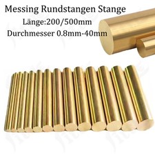 Messing Stange Durchmesser 0.8-40mm Rundstangen Profil Vollmaterial Rundmaterial
