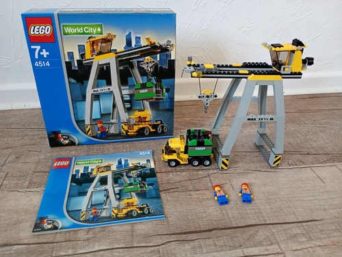 Lego world city 4514 ladekran - world,