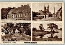 13566079 - 4401 Vockerode Kriegerdenkmal Gasthaus zum Erbprinzen An der Elbe 