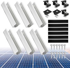 12/30cm PV Montageschiene Halter Solarmodul Halterung Alu Schiene Trapezblech