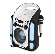 AUNA ILLUMINA Karaoke Maschine inkl.2 Mikrofonen