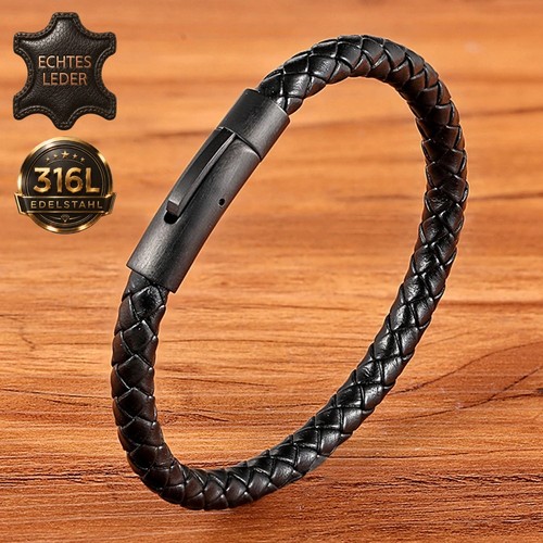 Herren armband leder - herren,