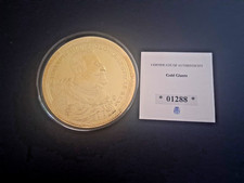 Windsor Mint Gold Giants Pol "1100 Gold Dukaten 1621" Münze 70mm 2012 + COA