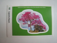 Entdecke Brasilien - Klebesticker Nr.10 - Lapacho-Baum - Edeka / WWF2014