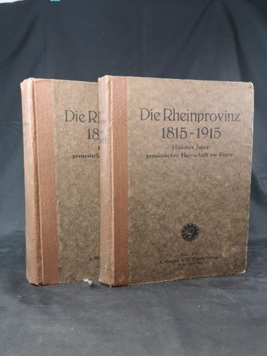 Die rheinprovinz 1815 1915 - die,