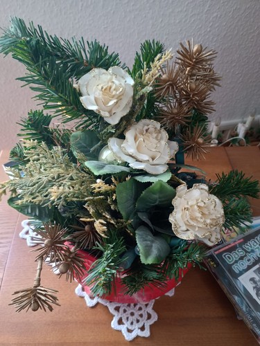 Traumhaftes adventsgesteck - traumhaftes,