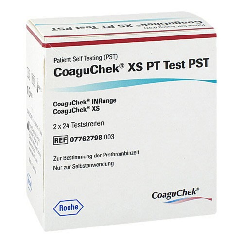 Coaguchek test pst - coaguchek, pt