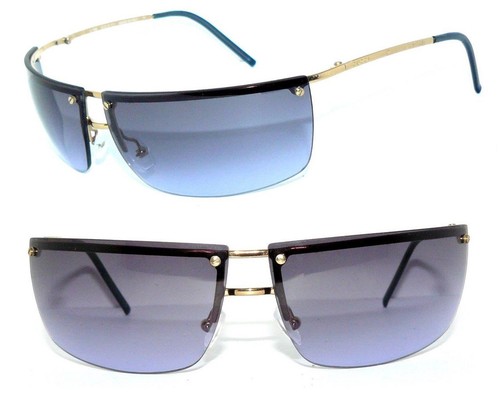 Gucci sonnenbrille gold blau - gucci,