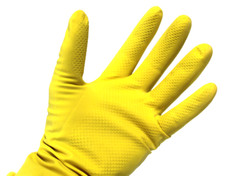 2 Paar  Putzhandschuhe Haushaltshandschuhe Reinigung Gummihandschuhe Gr. L