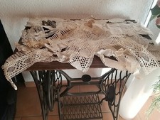 Antik Spitzen Spitze Handarbeiten Konvolut Bordüre VINTAGE Retro Reste 