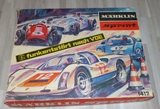 Märklin Sprint 1412 Autorennbahn ohne Autos nur Ersatzteile