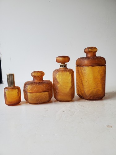 Vintage glaspaste flasche - glaspaste,