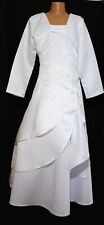 Kommunionkleid + Bolero - Set weiß Größe 152/164  BITTE MASSTABELLE BEACHTEN