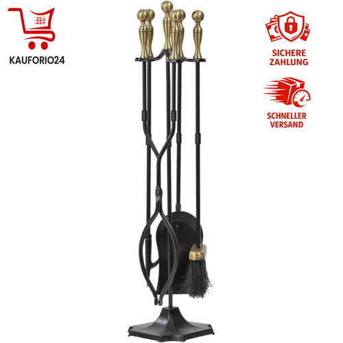 Kaminbesteck schmiedeeisen mit - kaminbesteck,