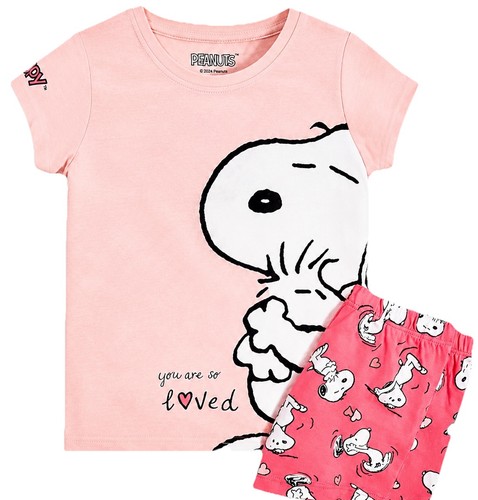 Snoopy 128 schlafanzug glitzer - 128,