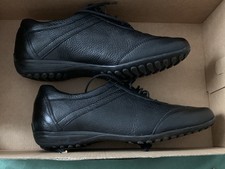 Echt Leder PORSCHE Design SALVATORE Mokassin Slipper Gr.38 schwarz Schnürschuhe