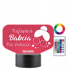 3D LED Nachtlampe personalisiert Geschenk Oma