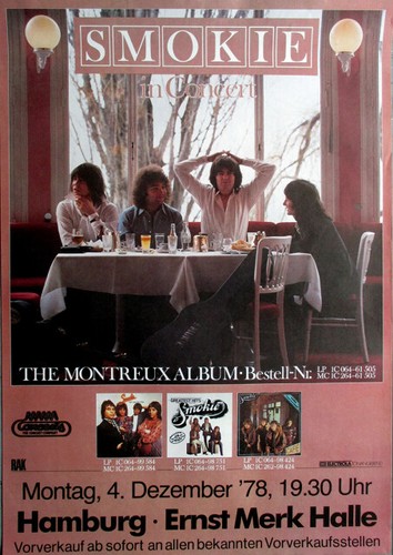 Smokie 1978 plakat in - 1978,