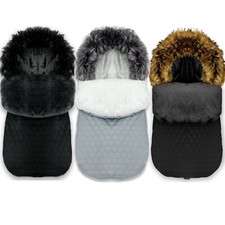 Winter Herbst Fußsack für Kinderwagen Babyschale Schlittensack Baby Fußsack