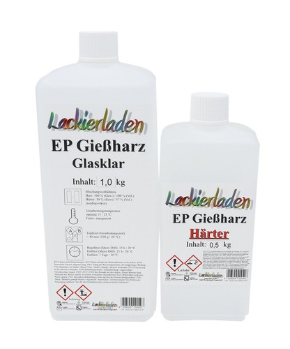 Epoxidharz glasklar 5 - 1,5, kg