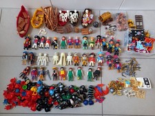Playmobil Konvolut Piraten mit Zubehör: Hütte, Waffen, Kanone, Fahnen, Booten 