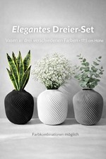 Elegantes Designvasen 3er Set