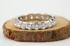 2,88 ct. Brillant Ring Gold 750 Memory Ring Diamanten P1 W Ringgröße 60