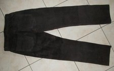 Braune Wildlederhose