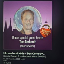 2 Tickets Comedy Musical Himmel und Kölle am 26.12.2025