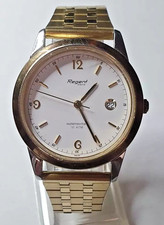 Regent Osco Herren Armbanduhr Datum Metallband (K)