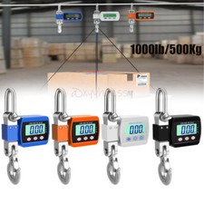 Kranwaage Digital 1000lb/500Kg Hanging Scale Industrial Heavy Duty Crane Scale