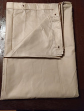 Vorhang 135x195 cm 8 Ösen Tür Schrank Nougat Hellbraun Polyester 