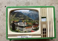 Plastiskop Gucki-Klick Fernseher: Ettal  60er  70er Jahre grün Vintage Spielzeug