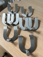 Edelstahl Handtuchhalter Kleiderhaken Türgaderobe Türhaken klein einzeln silber