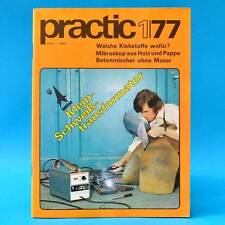 DDR practic 1 1977 Spielplätze Klebstoffe Gartenmöbel Folienzelt Mikroskop N